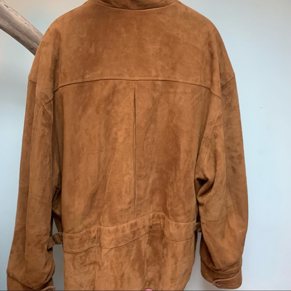 Genuine Leather Banana Republic Tan Brown Jacket | XL - Picture 13 of 16